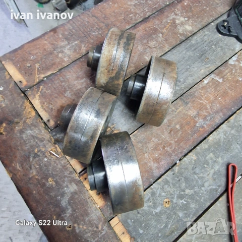 Метални Ролки , снимка 7 - Резервни части за машини - 54325424