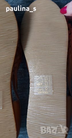 Маркови сандали от естествена кожа / номер 38, снимка 6 - Сандали - 44366347