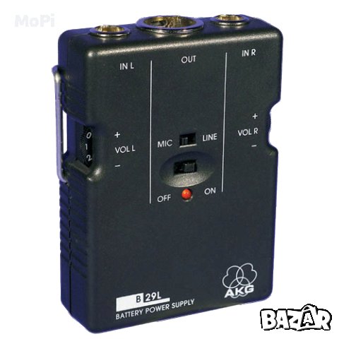 AKG B 29 L - phantom power supply (миксер) за един или два микрофона, снимка 1 - Микрофони - 44429045