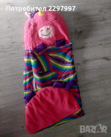 Спален чувал 2 в 1 (възглавница) Размери: 134 х 50 см , снимка 3 - Плюшени играчки - 44148215