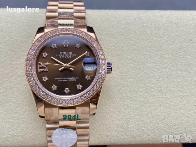Дамски часовник Rolex Lady-Datejust Chocolate с автоматичен механизъм
