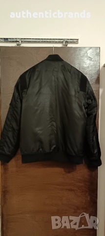 Stussy Waxed Bomber Flight Jacket Black, снимка 2 - Якета - 52691717