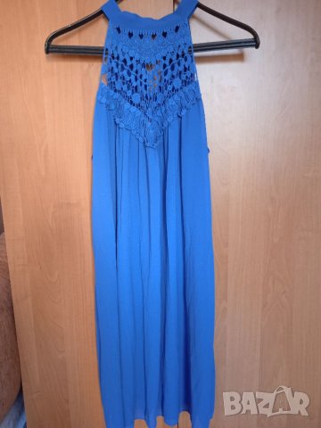Синя рокля, снимка 2 - Рокли - 37299027