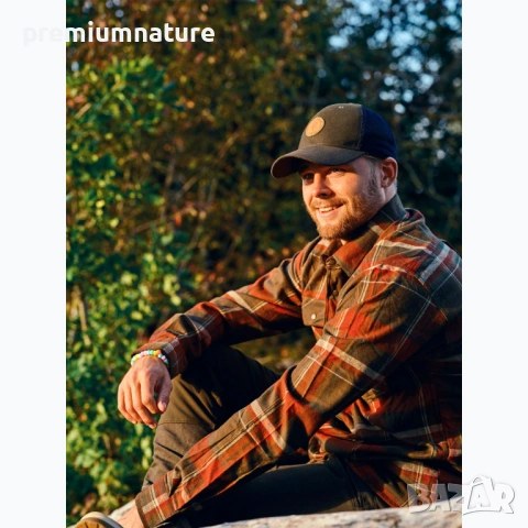 🏕️ ОФЕРТА → Pinewood / мъжка хибридна ловна риза ○, снимка 4 - Ризи - 53924926