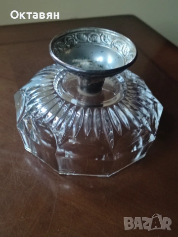 Кристална бонбониера, снимка 3 - Декорация за дома - 53171296