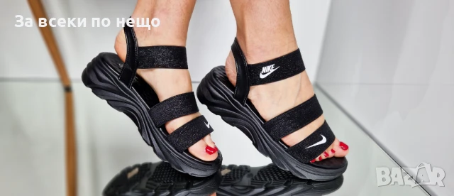 Nike Дамски Черни Сандали Найк от 36 до 41 номер Код P739, снимка 3 - Сандали - 50663743