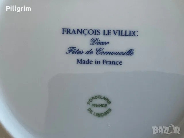 Чиния «Porcelaine de Limoges«., снимка 7 - Колекции - 56021642