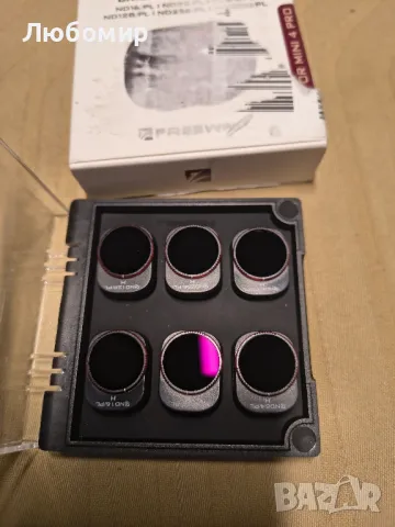 Комплект от 6 филтъра за дрон DJI Mini 4 Pro, Freewell, черен, снимка 4 - Дронове и аксесоари - 49503473