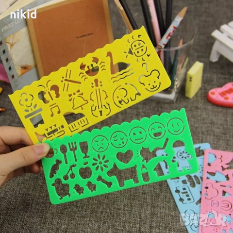 сет 4 бр линии линия пластмасова с картинки , снимка 4 - Други - 32088708