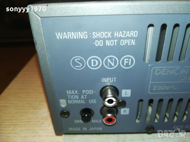 denon power ampli-made in japan-внос germany, снимка 11 - Ресийвъри, усилватели, смесителни пултове - 29146629