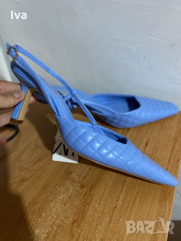 Дамски обувки с ток естествена кожа, снимка 2 - Дамски обувки на ток - 34477531