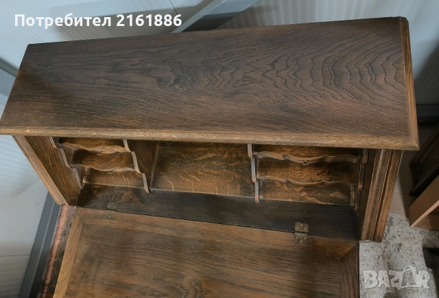 Дъбово писалище , снимка 6 - Шкафове - 52790981