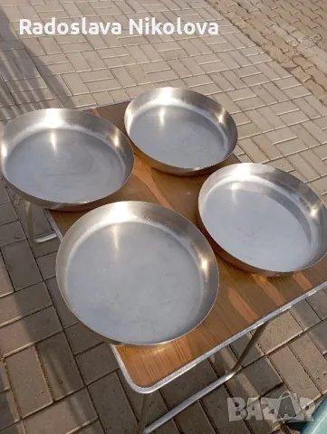 Тава хром Силистра от соца от неръждаема стомана , снимка 1