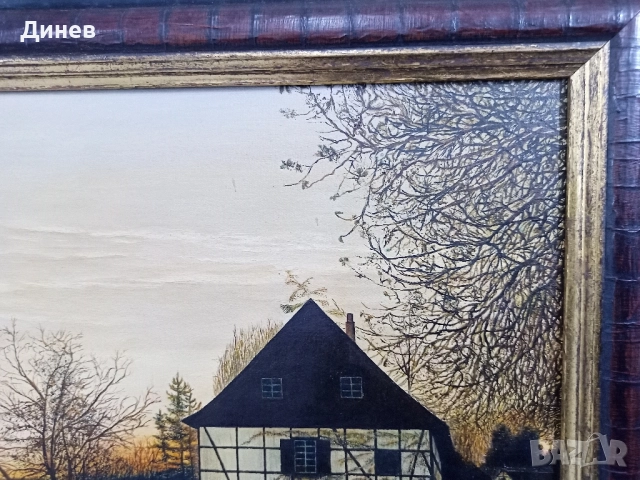 Пейзаж маслени бои върху платно, снимка 11 - Картини - 52145399