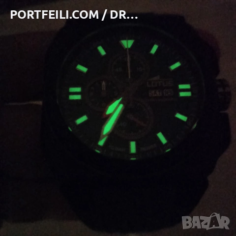 Нов Хронограф Lotus с карбонова каса, 100м, MIYOTA Serie OS, снимка 14 - Мъжки - 54051991