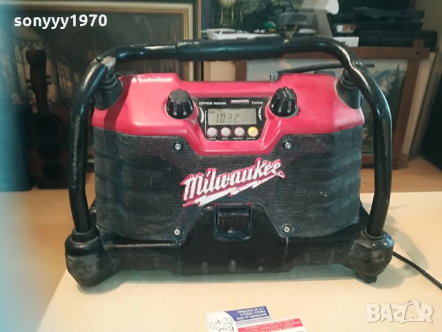 milwaukee-строително радио-внос англия, снимка 13 - Радиокасетофони, транзистори - 30068480