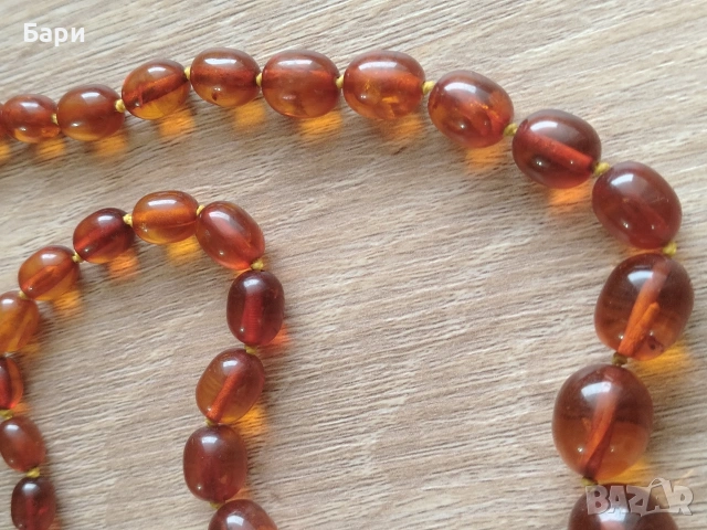 Красив гердан от кехлибар, снимка 6 - Колиета, медальони, синджири - 53312892