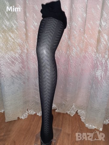 Panty Fantasy L Черни чорапогащници на фигури , снимка 5 - Бельо - 38517580