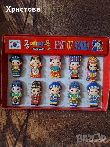 Сувенири магнити от Корея , снимка 1 - Колекции - 44586985
