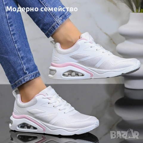 Дамски маратонки с връзки , снимка 2 - Маратонки - 54130301