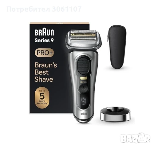 Електрическа самобръсначка Braun Series 9 Pro + 9517s мокро/сухо