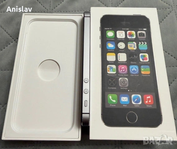 Apple iPhone 5S, 16GB, с кутия!, снимка 5 - Apple iPhone - 53375911