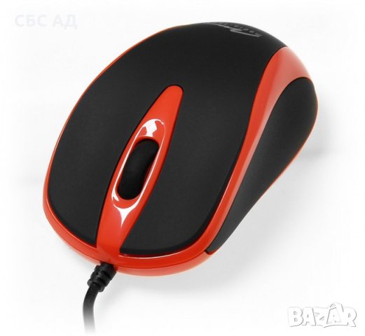 Оптична мишка MT1091R PLANO OPTICAL MOUSE USB, снимка 1 - Клавиатури и мишки - 30653910