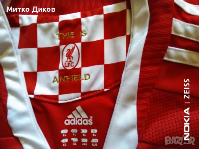 Ливърпул футболна тениска 2009-2010 домакини №9 Фернандо Торес размер ХЛ отлична, снимка 5 - Футбол - 48103559
