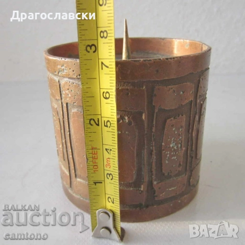 Стари свещници различни: метални свещници, свещник, метал, елха за стена, снимка 10 - Декорация за дома - 28873263