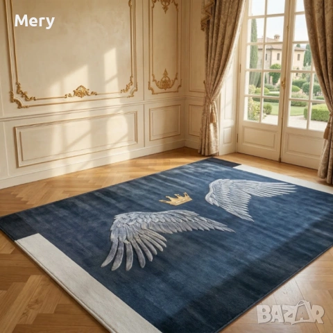Модерен килим за хол 120х160см - 3D ефект, Противоплъзгащ, снимка 5 - Килими - 53922514