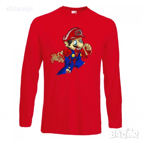 Мъжка тениска Mario Zombie 4 Игра,Изненада,Подарък,Празник,Повод, снимка 6 - Тениски - 37237685