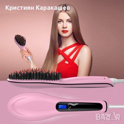 Електрическа четка за изправяне на коса, снимка 1