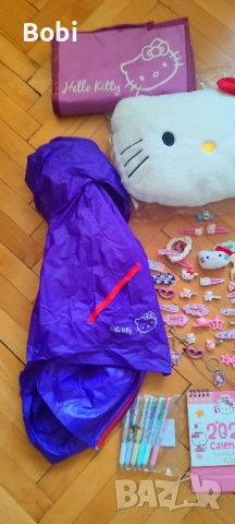 Hello Kitty принадлежности- раница, възглавница, несесер, снимка 2 - Ученически пособия, канцеларски материали - 51497086