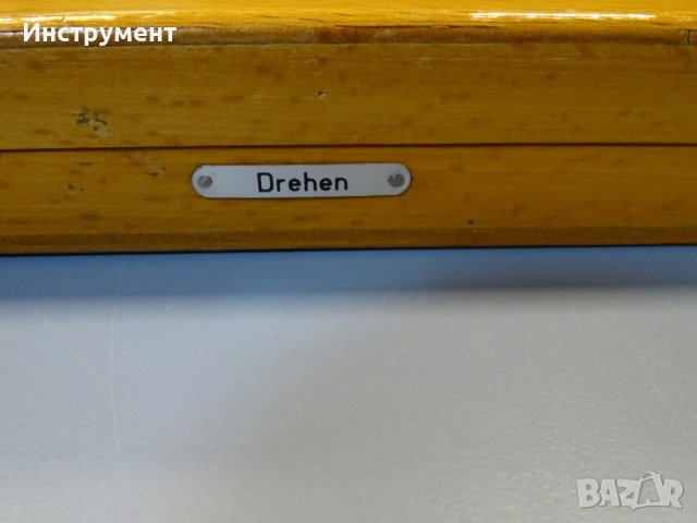 Еталон за грапавост MASSI Drehen Rz-3.2-80 DIN 0-4975, снимка 11 - Куфари с инструменти - 40776630