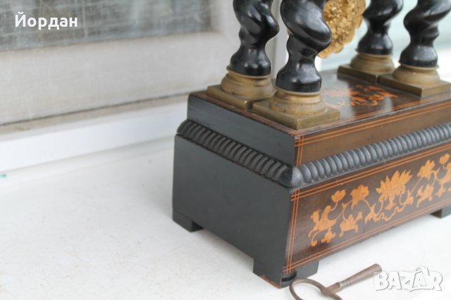 Френски каминен часовник, снимка 3 - Стенни часовници - 32192053