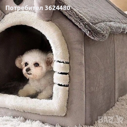 Малка зимна къщичка за кучета 4330, снимка 4 - За кучета - 52400564