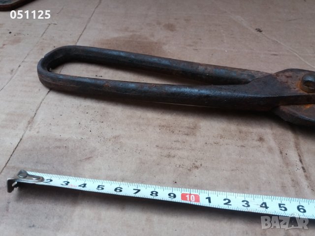 стара ножица за рязане на ламарина , снимка 6 - Антикварни и старинни предмети - 31681633