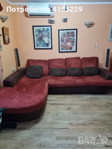 Ъглов диван-неразтегателен