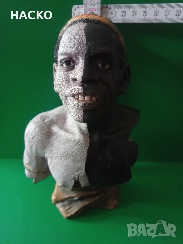 Бюст на Мъж Панга, снимка 2 - Статуетки - 53074832