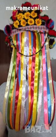 Кукерска маска, гугла, нова, Новодел, уникат, ръчна изработка , снимка 13 - Декорация за дома - 46988271