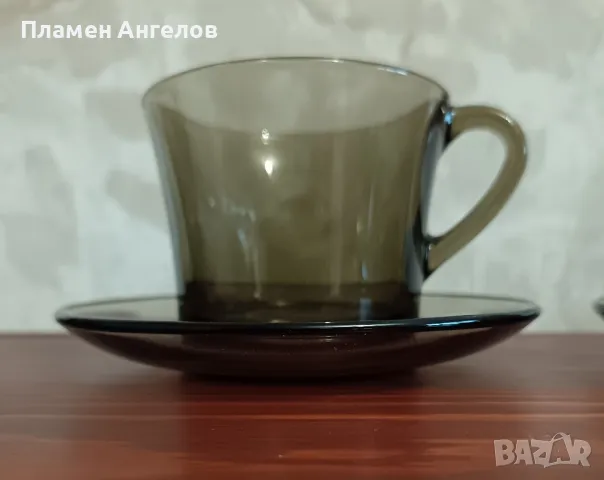 Сервиз за кафе - френски аркопал, снимка 3 - Сервизи - 48852436