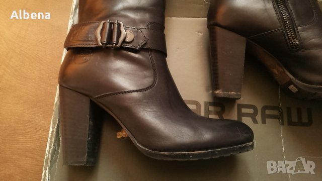 G-Star дамски обувки EUR 36 / UK 3 естествена кожа 2-6-S, снимка 2 - Дамски боти - 30710220