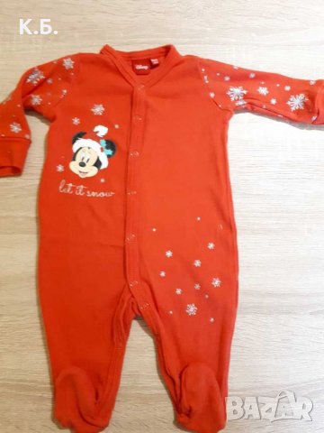 Коледен ромпър Disney ,,Мики Маус" р-р 62
