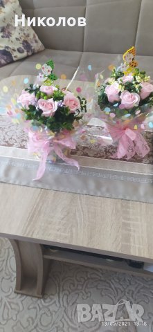 ухаещи луксозни рози за Вашият празник, снимка 2 - Изкуствени цветя - 35453215