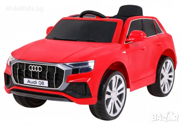 Audi Q8 12V – Детски акумулаторен джип, Червено, EVA гуми