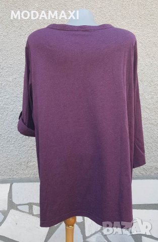 4XL  Нова  блуза с цип , снимка 7 - Блузи с дълъг ръкав и пуловери - 36479818