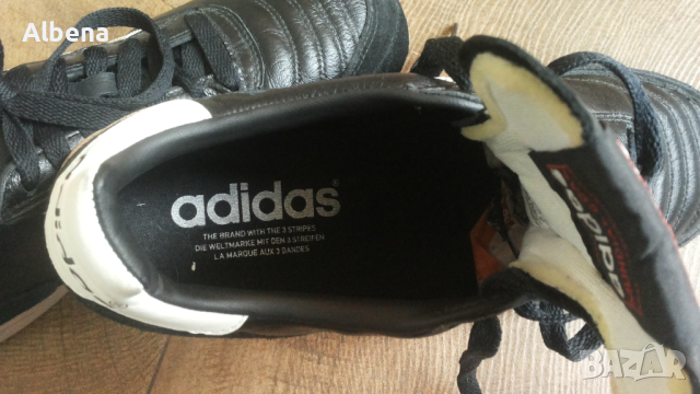 Adidas MUNDIAL GOAL Leather Football Shoes Размер EUR 39 1/3 / UK 6 за футбол в зала 101-14-S, снимка 16 - Детски маратонки - 44666769