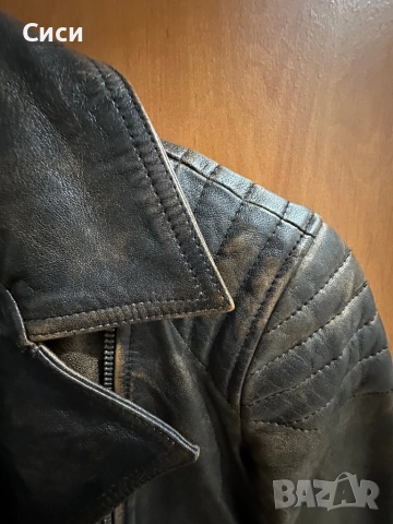 Яке естествена кожа xs, снимка 2 - Якета - 52872641
