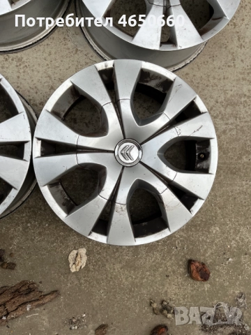 17 цолови алуминиеви джанти за Ситроен със сензори, снимка 5 - Гуми и джанти - 52537809
