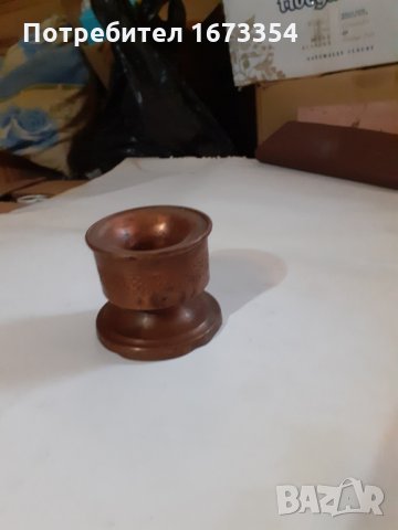 Меден свещник, снимка 2 - Антикварни и старинни предмети - 30793281